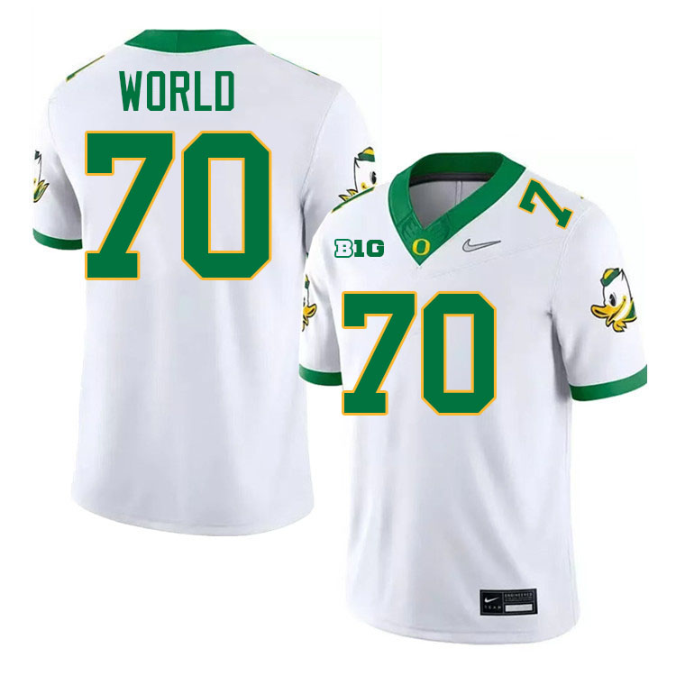 Isaiah World Oregon Jersey,Oregon Ducks Football Uniforms,Jerseys Youth-White